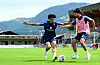 Guilherme Ramos und Immanuel Pherai im HSV-Trainingslager
