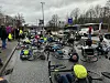 Mahnwache: Teilnehmer auf dem Boden