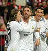 Modric, Ronaldo und Ramos jubeln