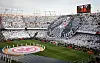 Fans von Eintracht Frankfurt in Sevilla im Stadion