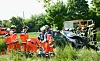 Rettungskräfte am Unfallort