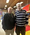 Ulrich Gomolzig und Claus Niemann setzen sich für die Kinder in Wilhelmsburg ein.