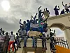 Anhänger von Nigers regierender Junta haben sich vor wenigen Tagen zu einer Demo für die Freiheit des Landes versammelt.