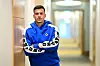 Laszlo Benes bei einem Fotoshooting des HSV
