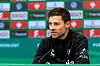 Xabi Alonso bei einer Pressekonferenz