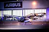 Das Lufttaxi-Modell von Airbus: Drei Personen passen dort rein plus ein Pilot.