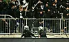 Im Fanblock von Hannover 96 kam es zu Ausschreitungen.