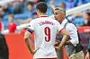 Robert Lewandowski (l.) mit Paulo Sousa