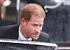 Nahaufnahme von Prinz Harry mit gesenktem Blick