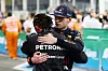 Lewis Hamilton und Max Verstappen