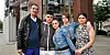 Familie Racipovic 2012: Vater Boban, Sohn Usko, die Schwestern Seleonora und Bonita sowie Mutter Slobodanka.