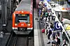 Fahrgäste warten am Hamburger Hauptbahnhof auf die S-Bahn (Symbolbild).
