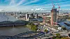 Sinnbild der Signa-Pleite: Der Elbtower an den Elbbrücken.