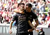 Fábio Vieira und Granit Xhaka jubeln zusammen