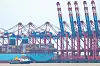 Schiff in Bremerhaven