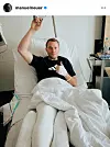 Manuel Neuer im krankenhaus