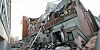 Das Gebäude ist durch die Explosion teilweise eingestürzt.
