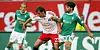 Da zählten die Vereine noch zu den besten des Landes: Der HSV (hier Rafael van der Vaart/l.) und Werder Bremen (hier Diego) müssen sich nun mit Duellen in der Zweiten Liga abfinden.