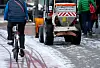 Schneeräumfahrzeug vom Winterdienst