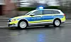Ein Polizeiauto im Einsatz (Symbolbild)
