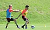 Jannes Wieckhoff (l.) und Christian Viet sollen in der kommenden Saison weiter Profi-Einsätze sammeln.