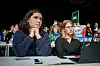 Katharina Stolla (l.) und Svenja Appuhn, die Vorsitzenden der Grünen Jugend, wollen die Partei verlassen (Archivbild).