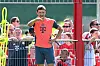 Thomas Müller in Bayern-Klamotten