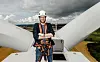 Umweltminister Albrecht besucht Windpark
