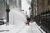 Winter Schnee Sturm New York USA