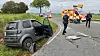 Die Unfallstelle in Trennewurth (Kreis Dithmarschen).