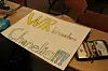„Wir brauchen Chanelia“: Ein von den Schülern gemaltes Schild.