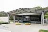 Freilufthalle im Sportpark Steinwiesenweg.