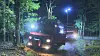 Feuerwehrfahrzeuge bei der Suchaktion in Heidmühlen nördlich von Hamburg.