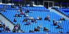 Abstand ist angesagt: So sah die Westtribüne im Volksparkstadion beim Heimspiel gegen Düsseldorf aus.