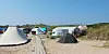 Auf dem Campingplatz auf Helgoland stehen nur Zelte – Wohnwagen und Wohnmobile schaffen es nicht auf die Insel.