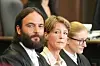 Neue Konstellation: Christina Block mit ihrem Anwalt Ingo Bott. Statt Otmar Kury sitzt nun Paula Wlodarek aus Botts Kanzlei neben Block.