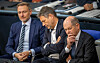 Brauchen dringend einen Plan: Christian Lindner (FDP, v.l.), Robert Habeck (Grüne) und Olaf Scholz (SPD).