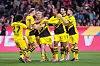 Jubel der Spieler von Borussia Dortmund