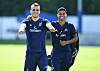 HSV-Rekord-Transfers Filip Kostic und Douglas Santos im Training