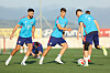 Luka Vuskovic beim Training mit der kroatischen Nationalmannschaft.