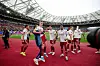 Arsenal-Spieler jubeln