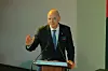 Gianni Infantino bei einer Rede am Podium