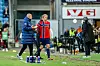 Norwegischer Nationaltrainer Stale Solbakken und Morten Thorsby am Spielfeld