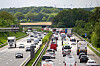 Wegen Baustellen und erhöhtem Verkehrsaufkommen gibt es derzeit viel Stau.