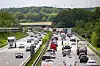 Wegen Baustellen und erhöhtem Verkehrsaufkommen gibt es derzeit viel Stau.