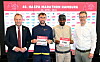Andy Grote, Aaron Bienenfeld, Samuel Fitwi und Frank Thaleiser
