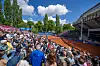 Fans auf Court M1 am Rothenbaum