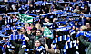 Fans von HSV und Werder Bremen auf der Tribüne