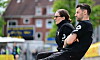 St. Pauli-Frauen-Trainer Jan-Philipp Kalla und Co-Trainerin Kim Koschmieder