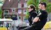 St. Pauli-Frauen-Trainer Jan-Philipp Kalla und Co-Trainerin Kim Koschmieder